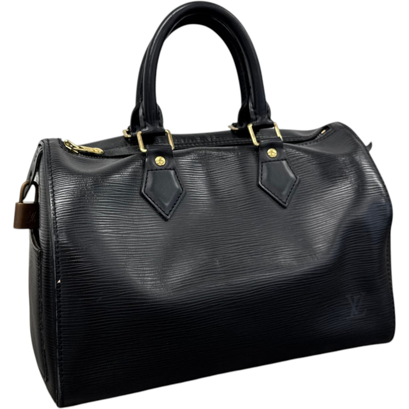 Women's Epi Leather Speedy 30 Handbag Black