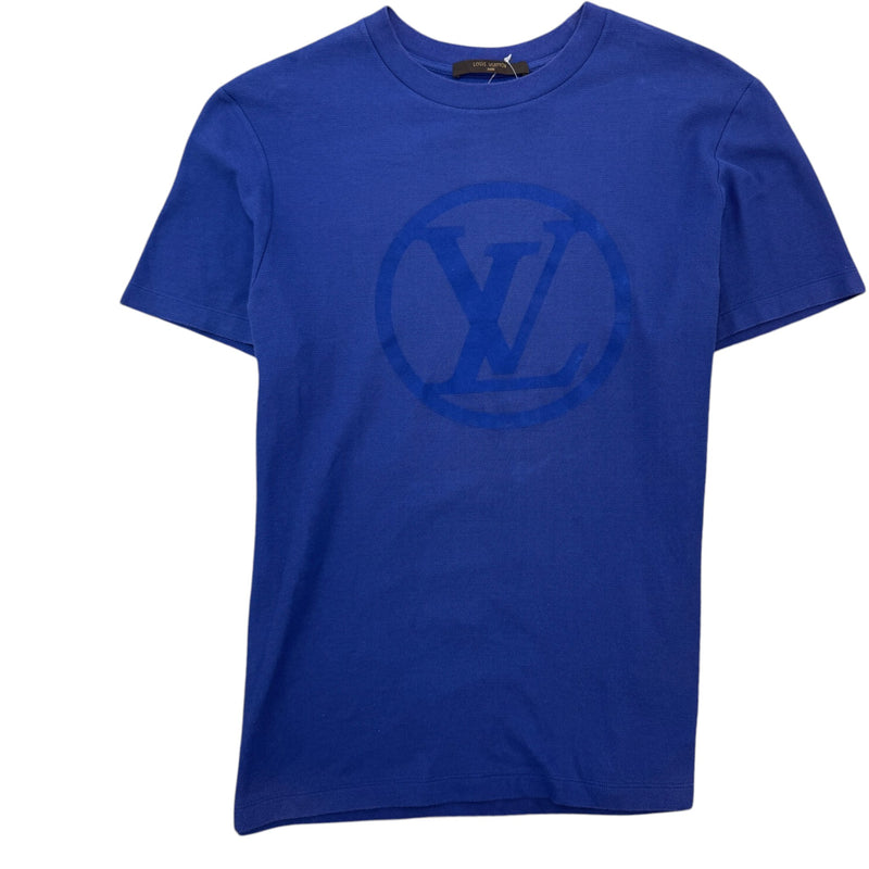 Men's Tonal LV T-Shirt Blue Size S