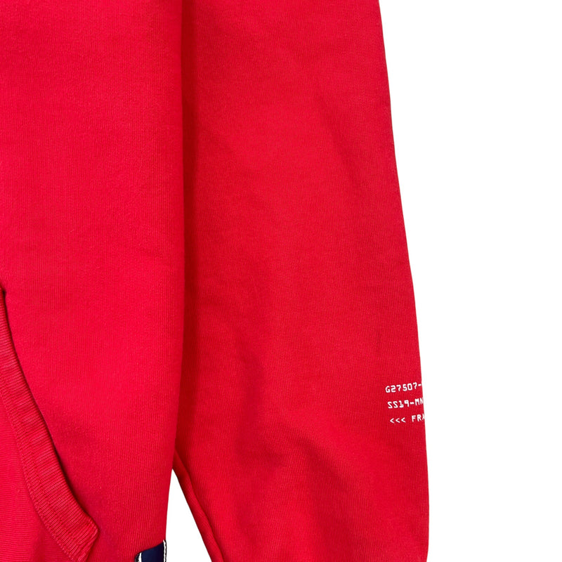 Men's Maglia Hoodie Red Size S