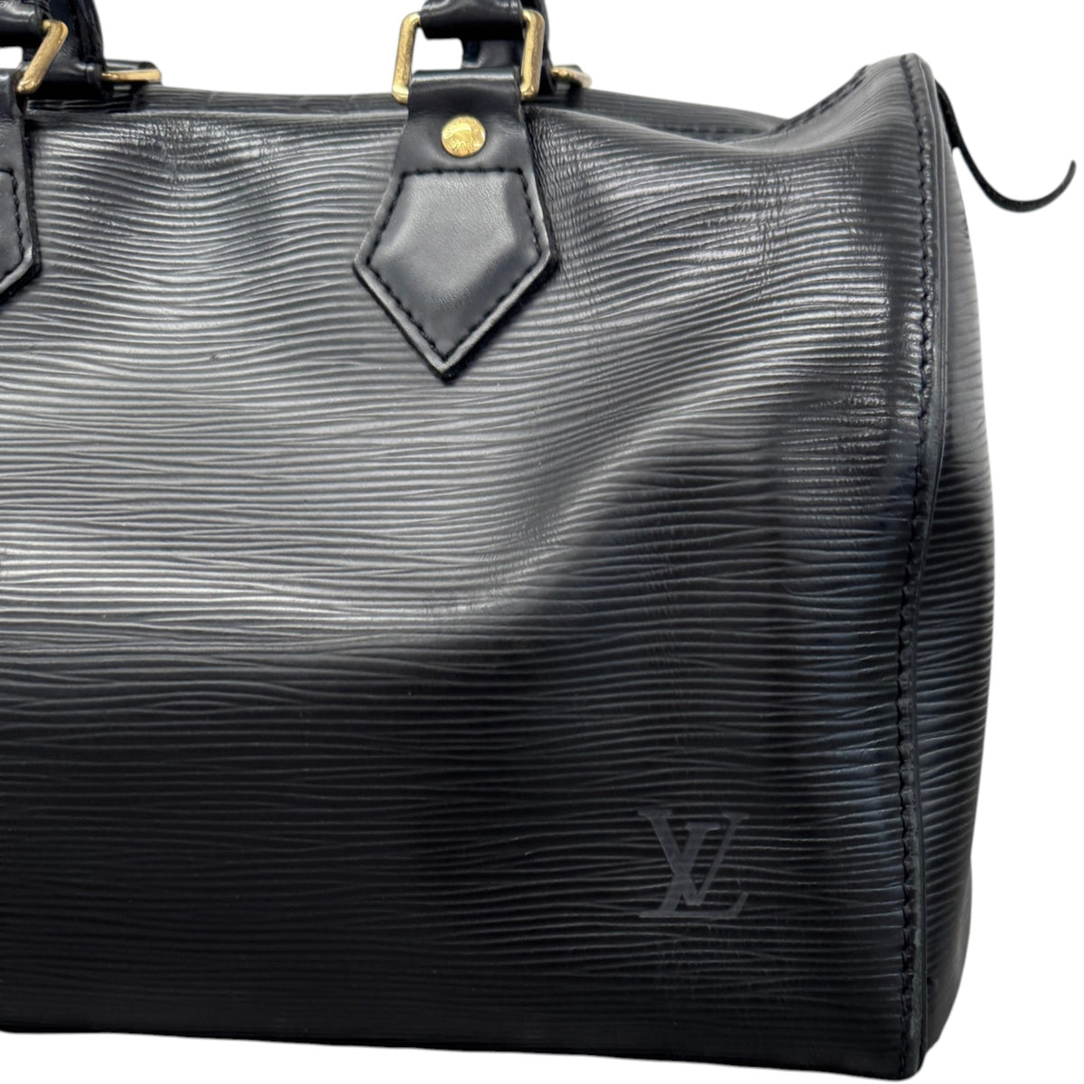 Women's Epi Leather Speedy 30 Handbag Black - Photo 10
