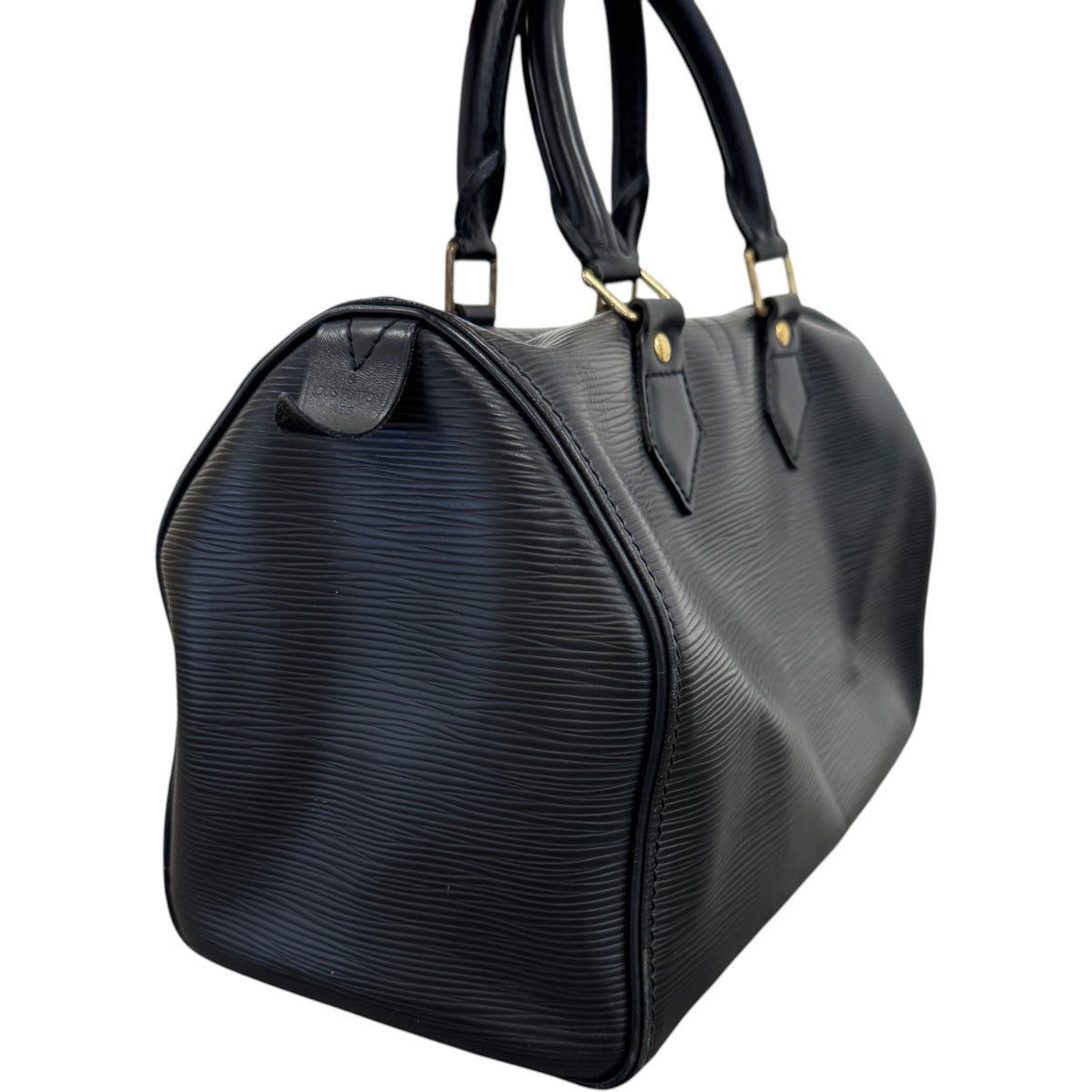 Women's Epi Leather Speedy 30 Handbag Black - Photo 8