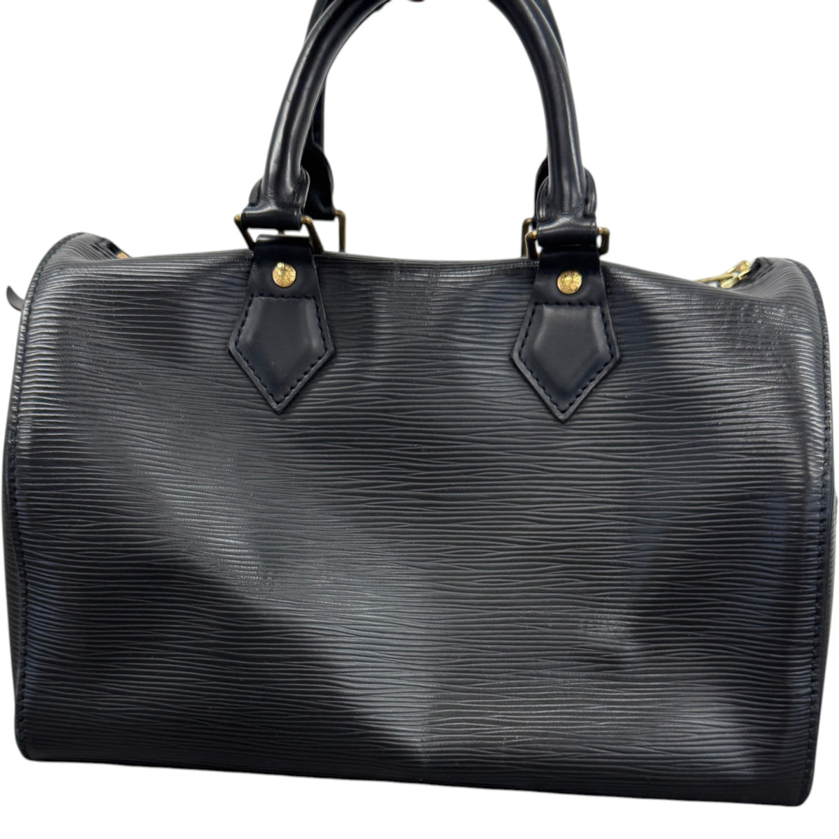 Women's Epi Leather Speedy 30 Handbag Black - Photo 3