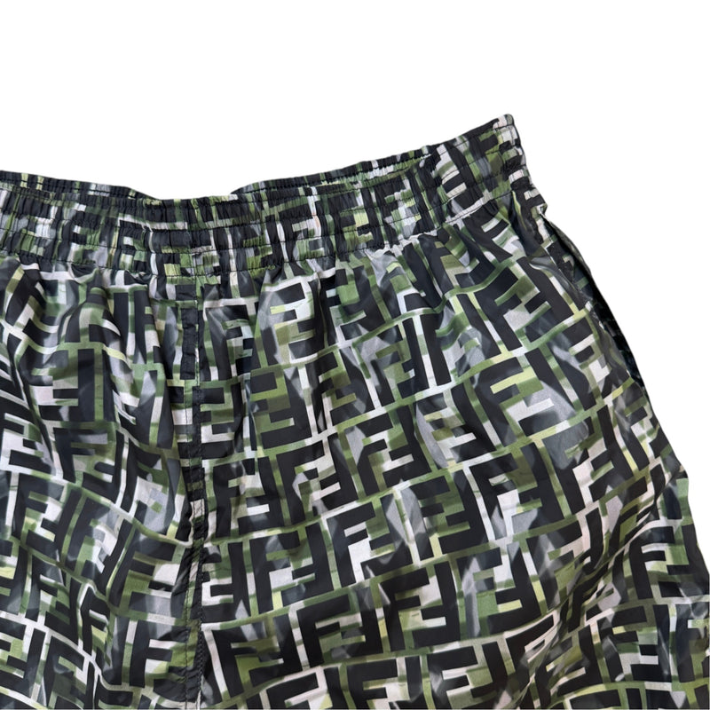 Men's FF Camo Swim Shorts Khaki Size S / W30
