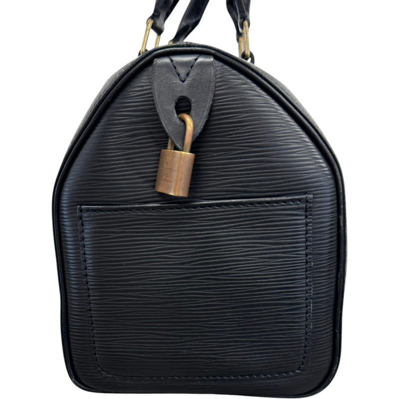 Women's Epi Leather Speedy 30 Handbag Black