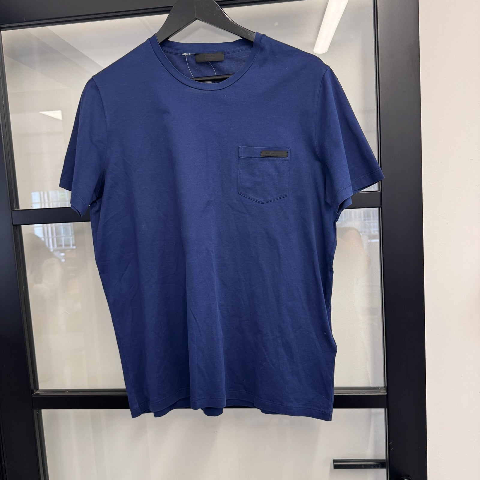 Men's Pocket Logo T-Shirt Blue Size L - Photo 6