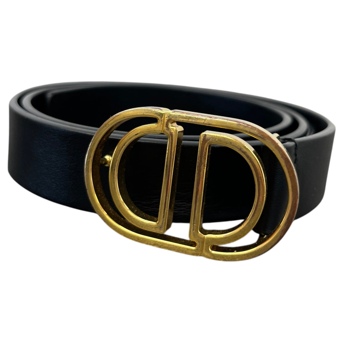 Women's Montaigne CD Logo Belt Black Size W32 - Photo 5