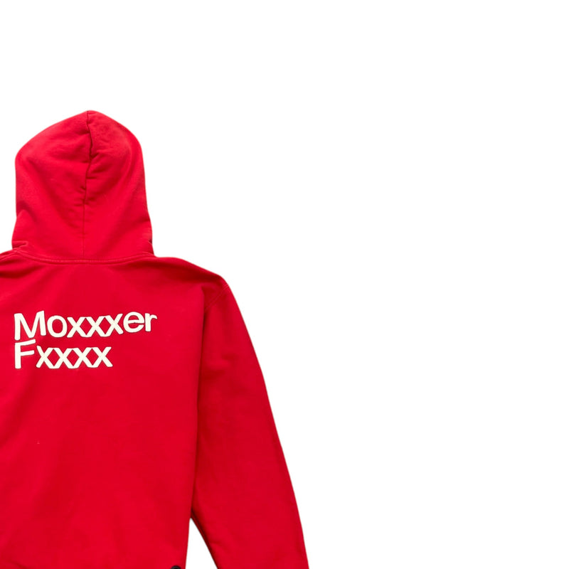 Men's Maglia Hoodie Red Size S