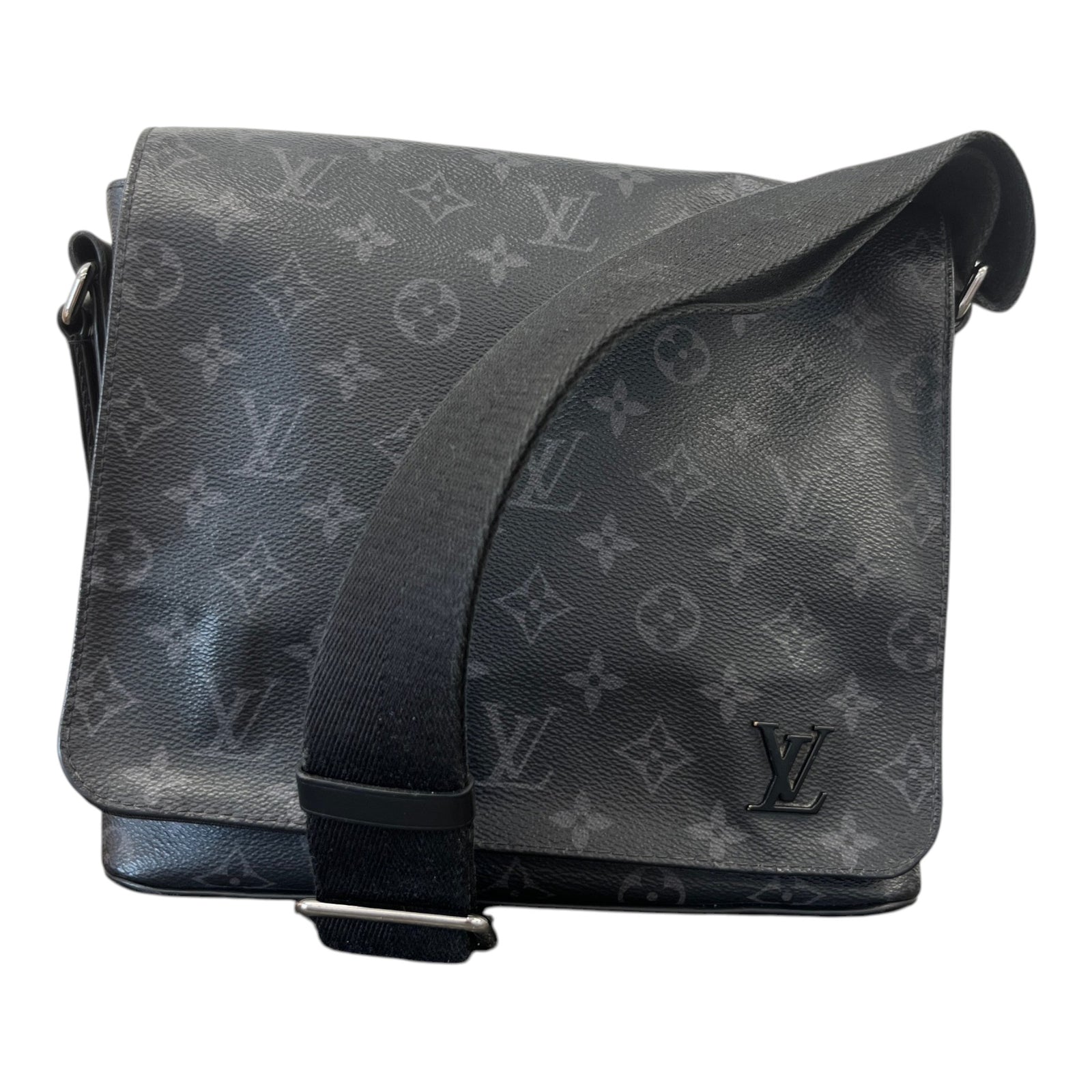 Men's Monogram Eclipse District Pm Messenger Bag Black - Photo 1