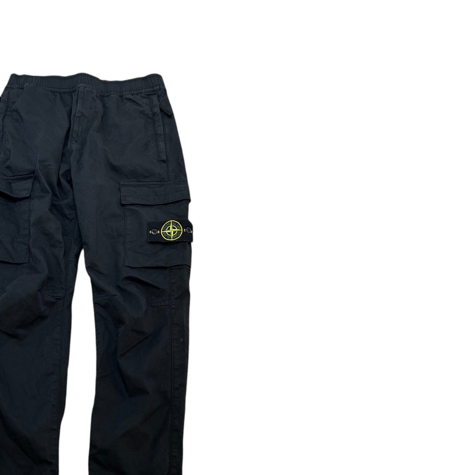 Men's Applique Logo Cargos Black Size Waist 30" - Photo 3