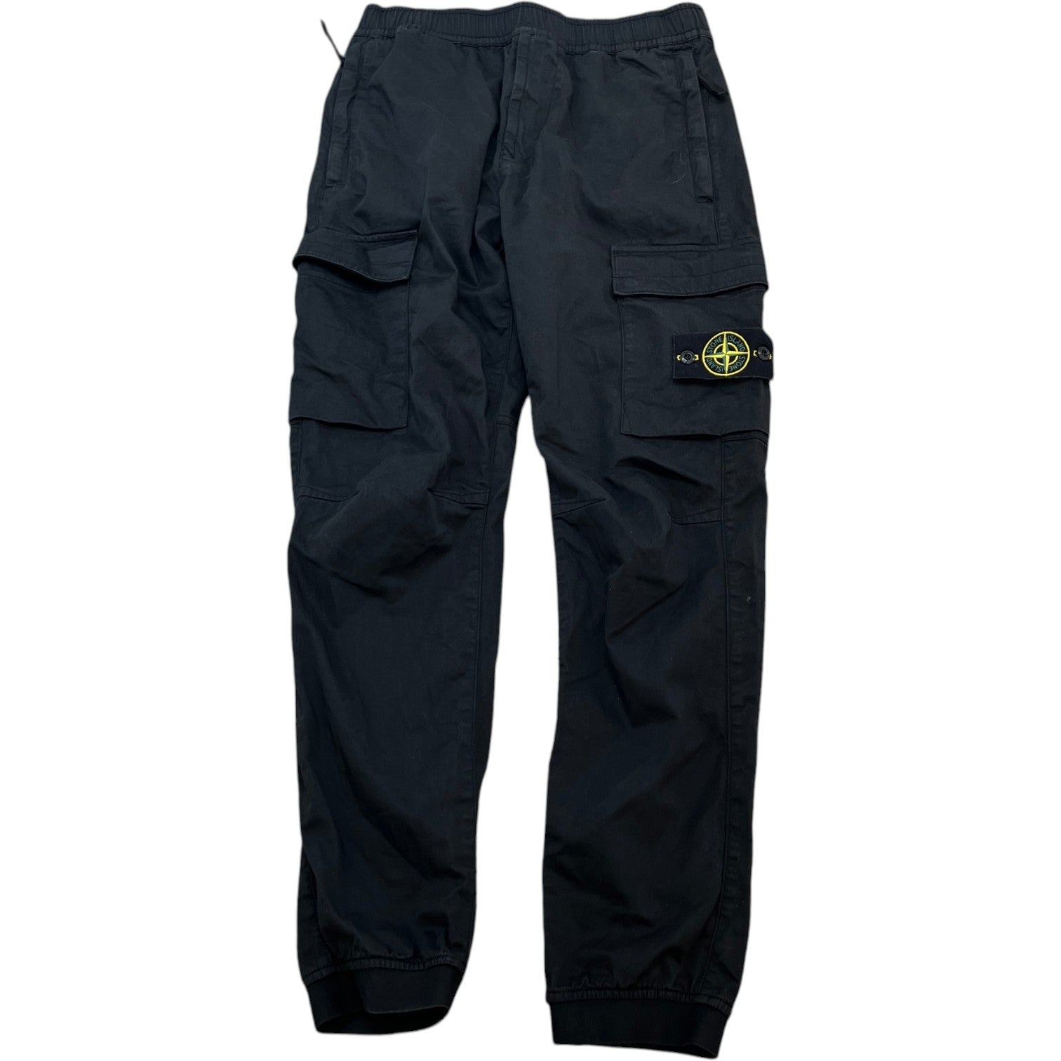 Men's Applique Logo Cargos Black Size Waist 30" - Photo 1