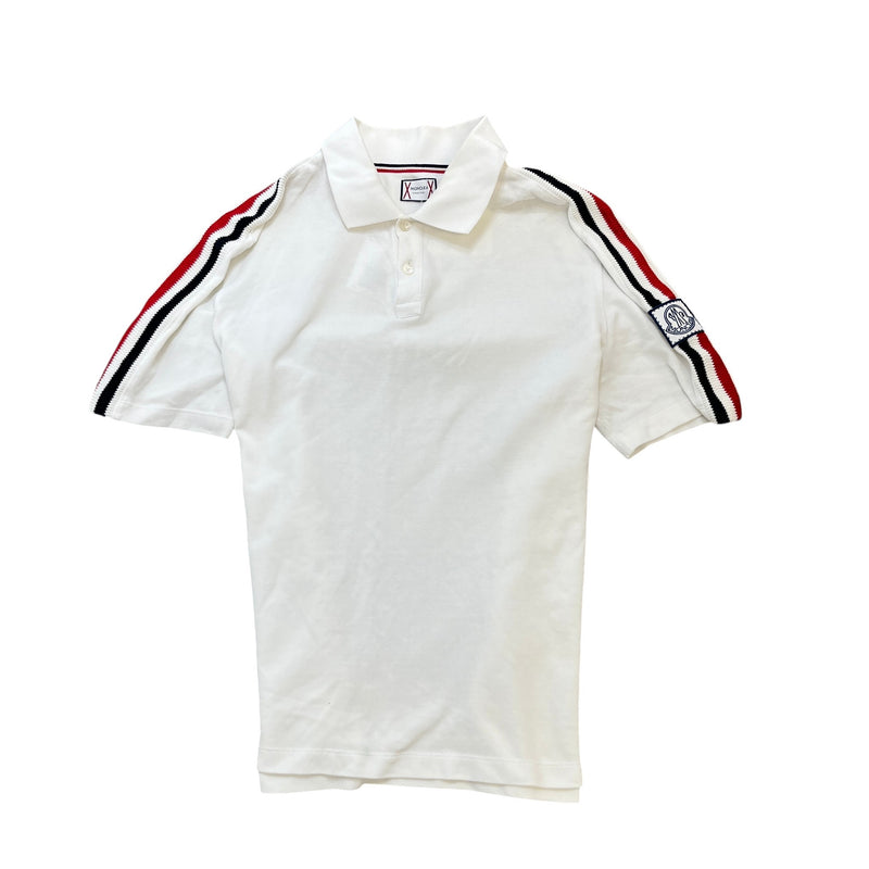 Men's Arm Logo Polo Shirt White Size L