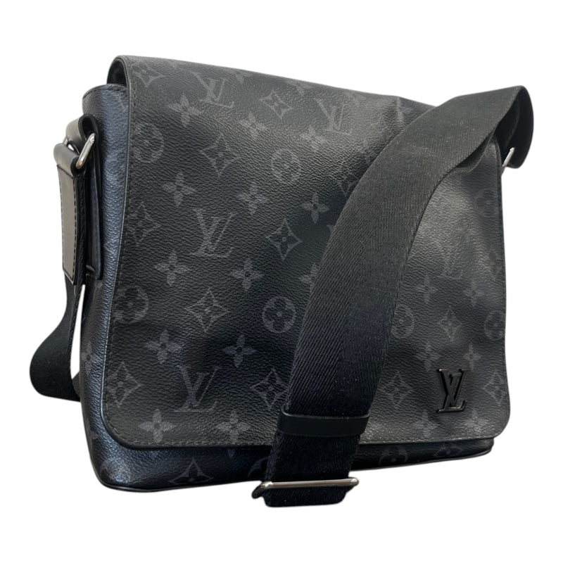 Men's Monogram Eclipse District Pm Messenger Bag Black