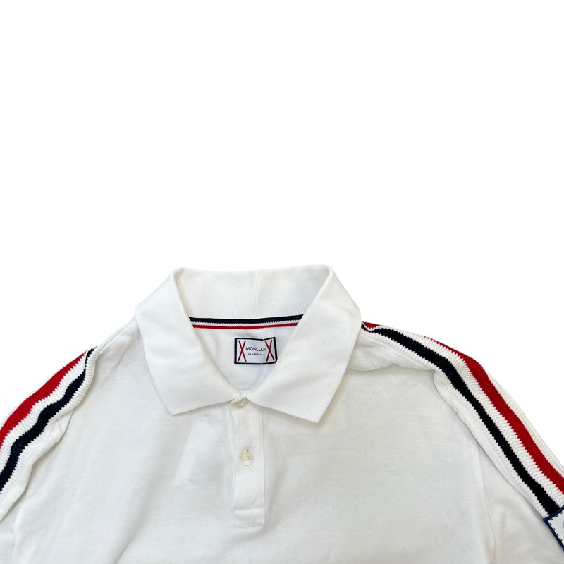 Men's Arm Logo Polo Shirt White Size L