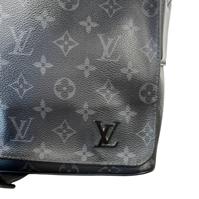 Men's Monogram Eclipse District Pm Messenger Bag Black