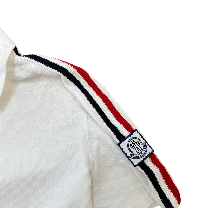 Men's Arm Logo Polo Shirt White Size L