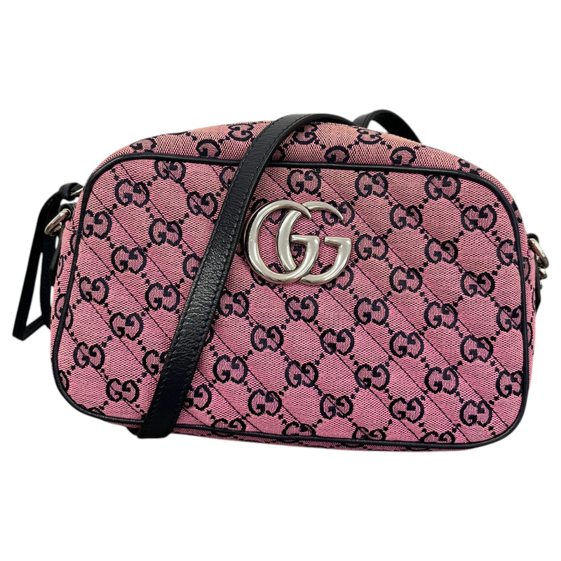 Women's GG Supreme Marmont Crossbody Bag Pink