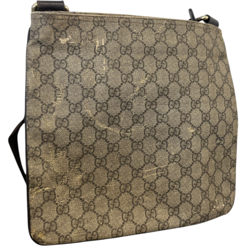 Men's Gg Supreme Messenger Bag Beige