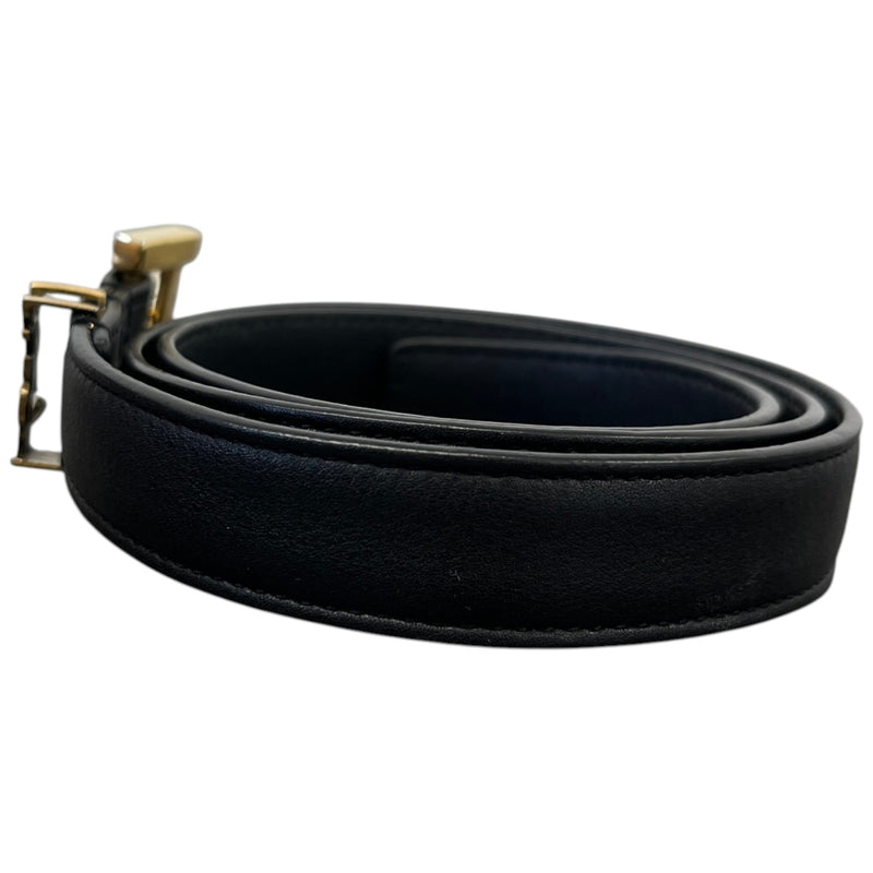 Women's Smooth Cassandre Belt Black Size W26