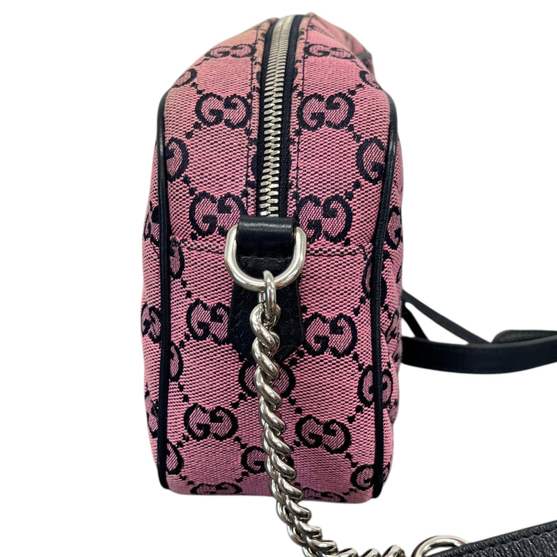 Women's GG Supreme Marmont Crossbody Bag Pink