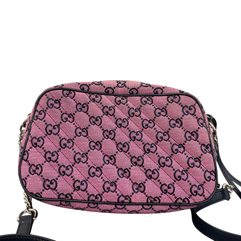 Women's GG Supreme Marmont Crossbody Bag Pink