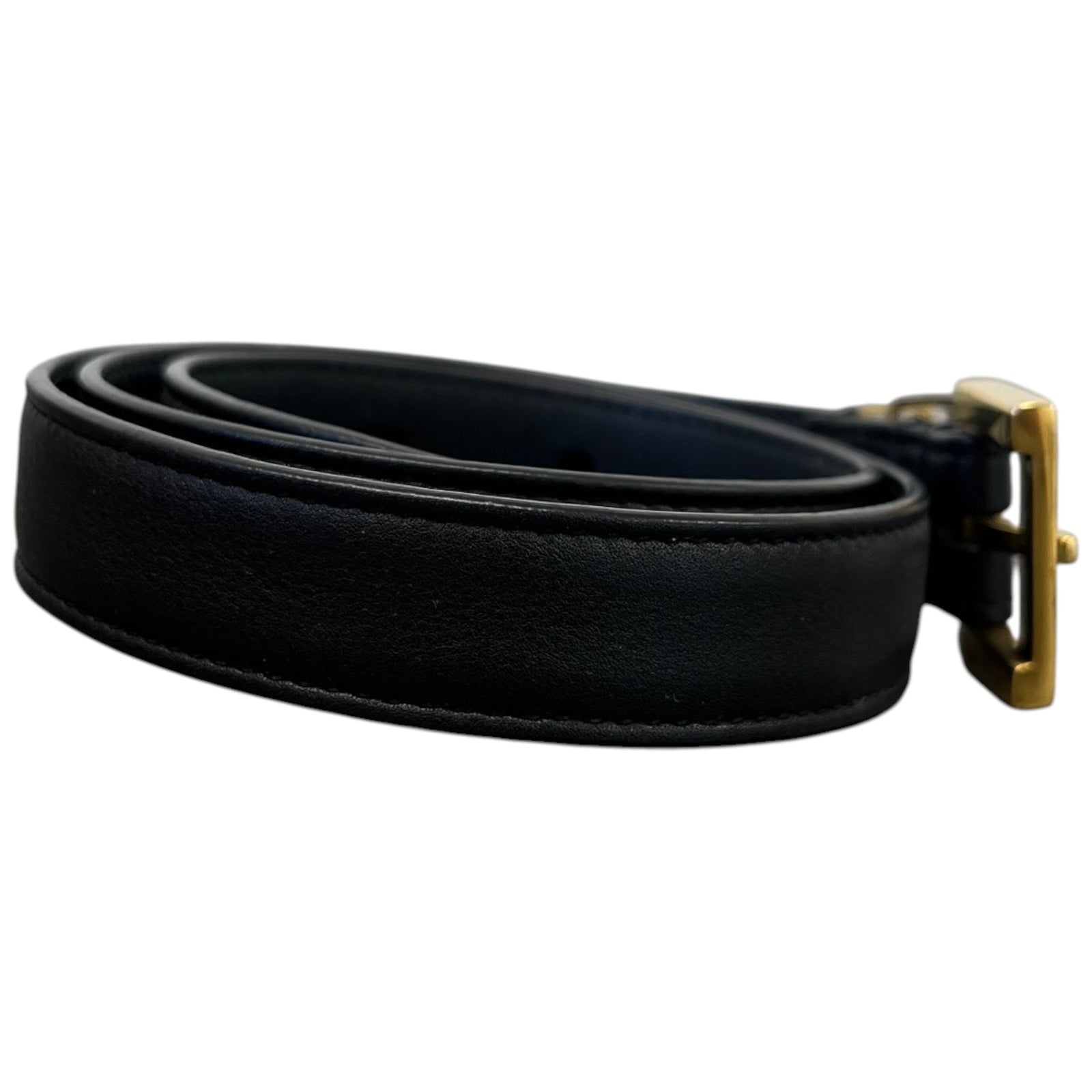 Women's Smooth Cassandre Belt Black Size W26 - Photo 3