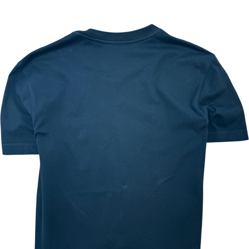 Men's Embroidered Logo T-Shirt Black Size S