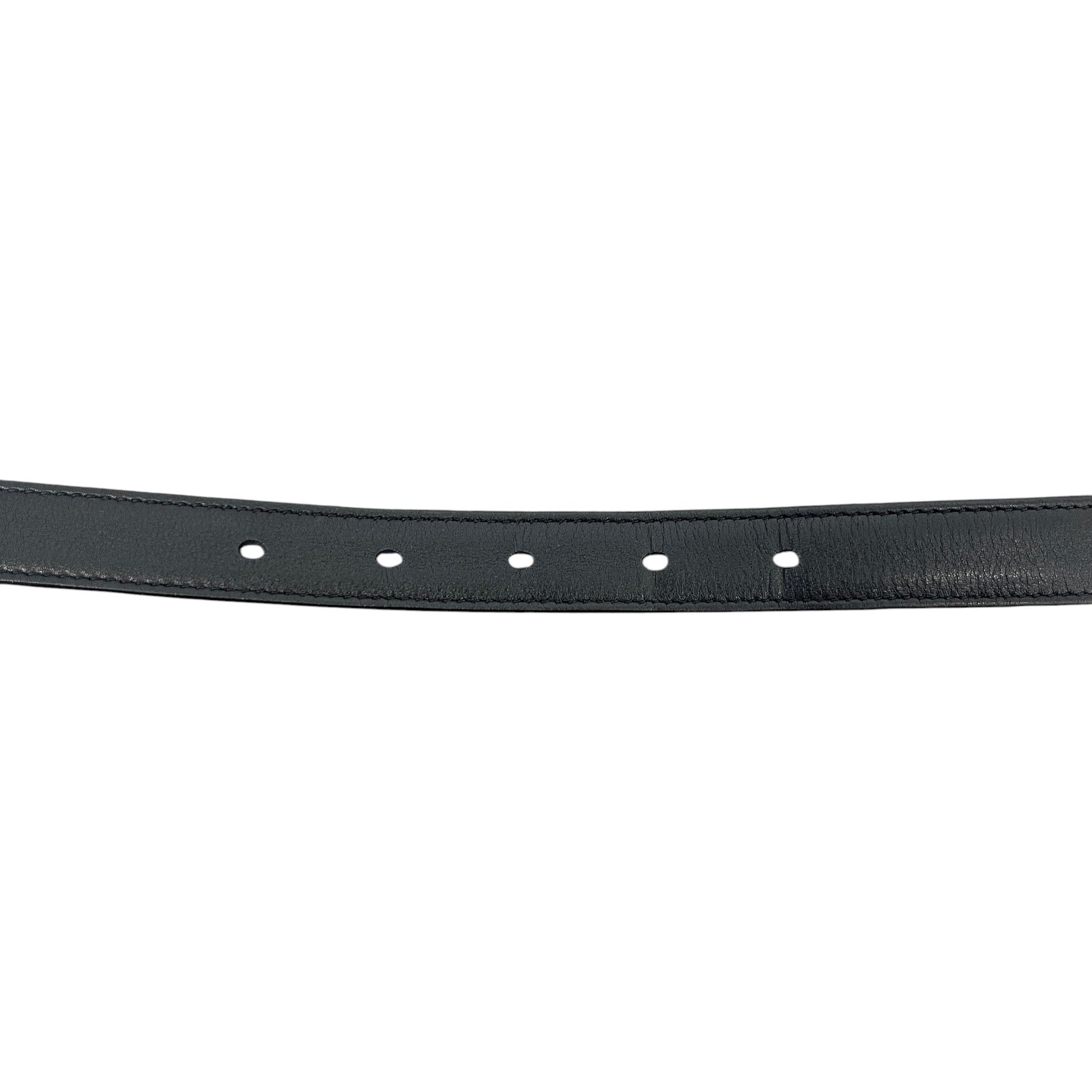 Women's Smooth Cassandre Belt Black Size W26 - Photo 6