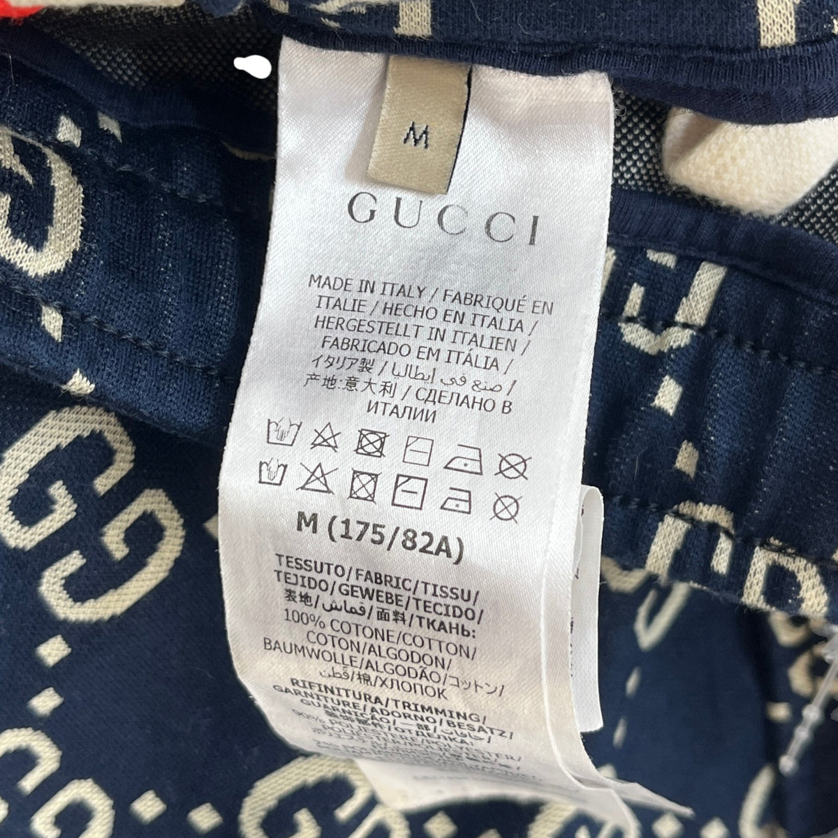 Men's GG Supreme Joggers Navy Size M / W32 - Photo 6