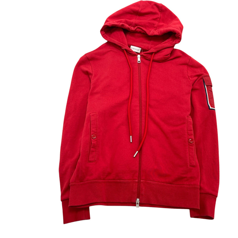 Men's Logo Patch Full Tracksuit Red Size M