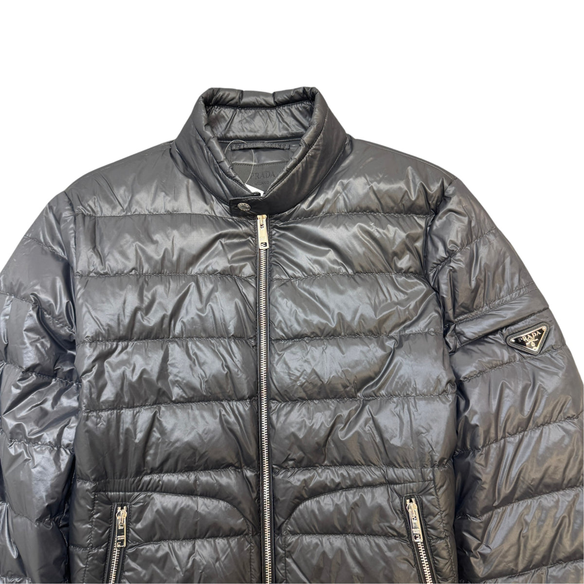 Men's Prada Saffiano Jacket Black Size L - Photo 3