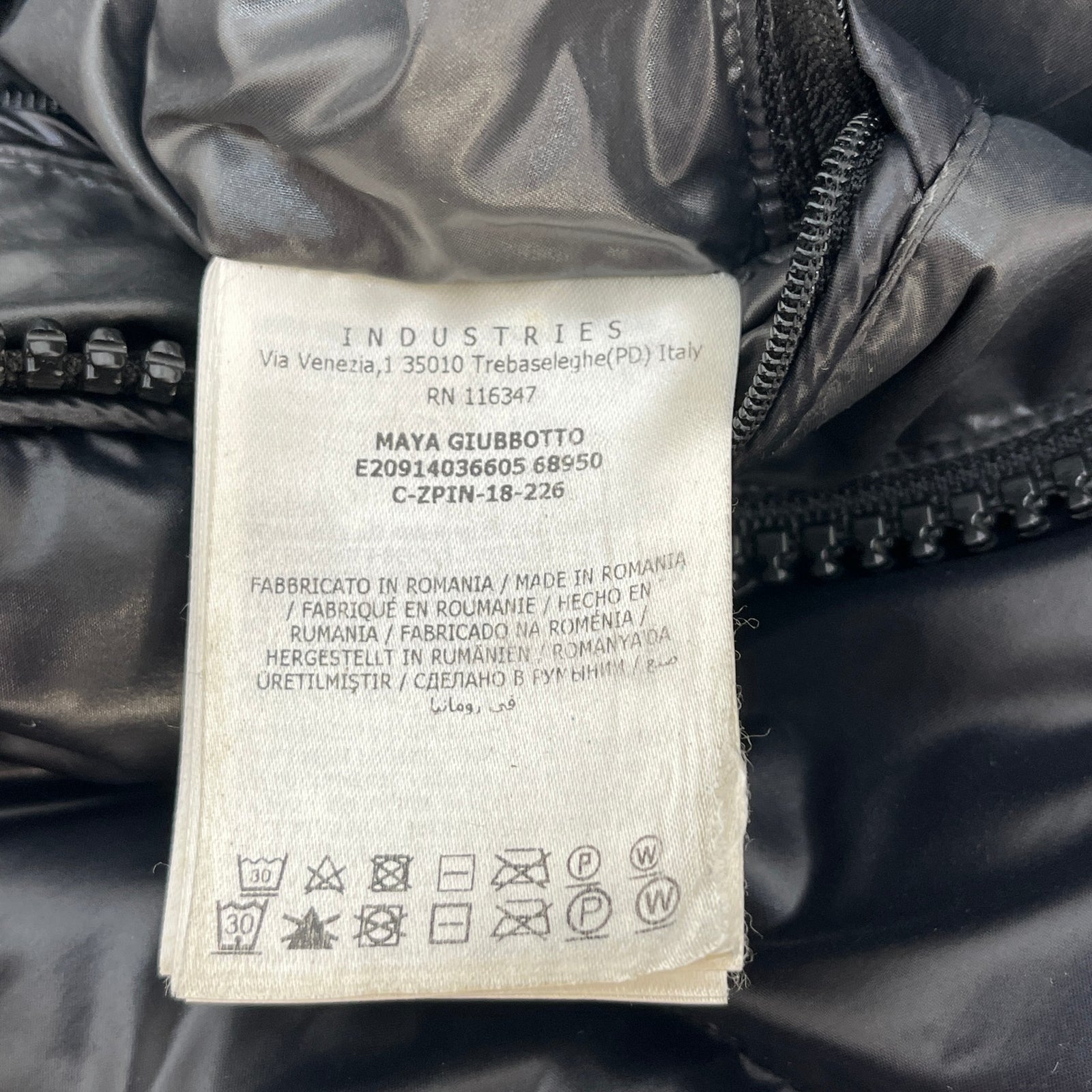 Men's Maya Down Jacket Black Size 2 / M - Photo 9