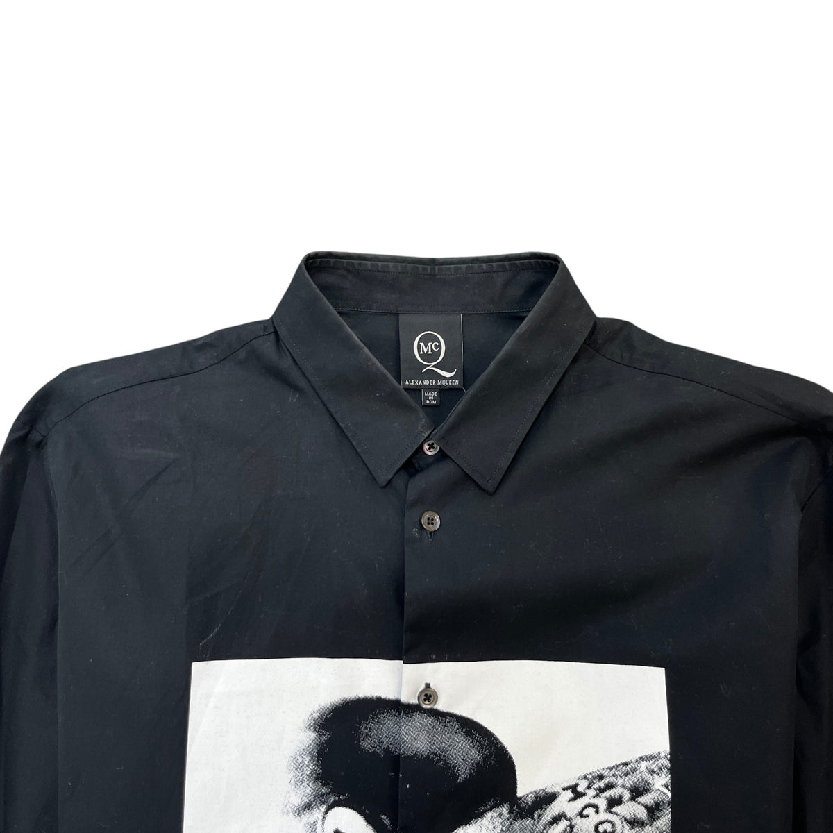 Men's Graphic Print Long Sleeve T-Shirt Black Size XL - Photo 5