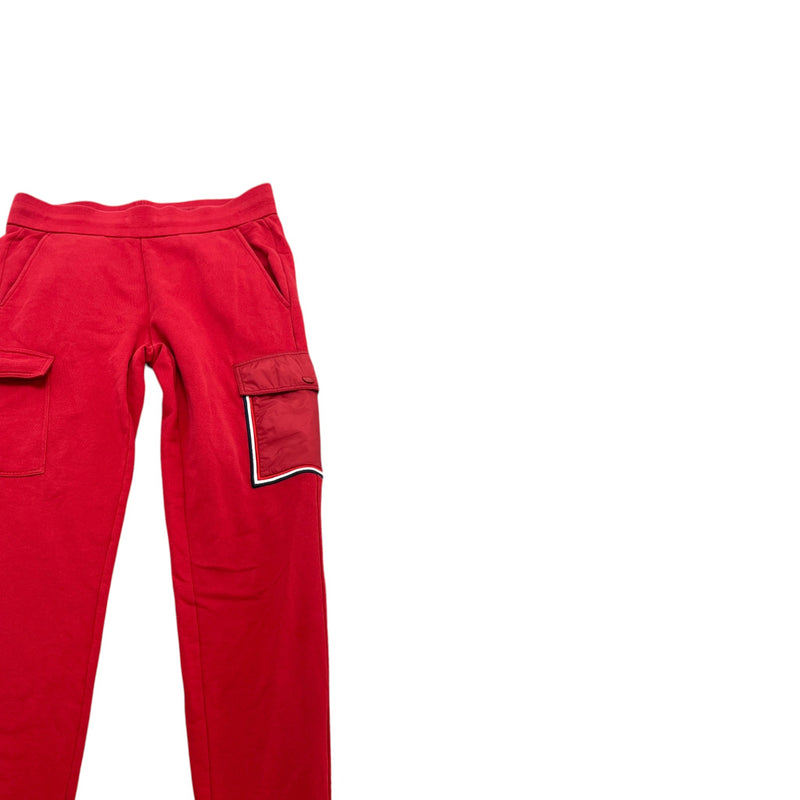 Men's Logo Patch Full Tracksuit Red Size M