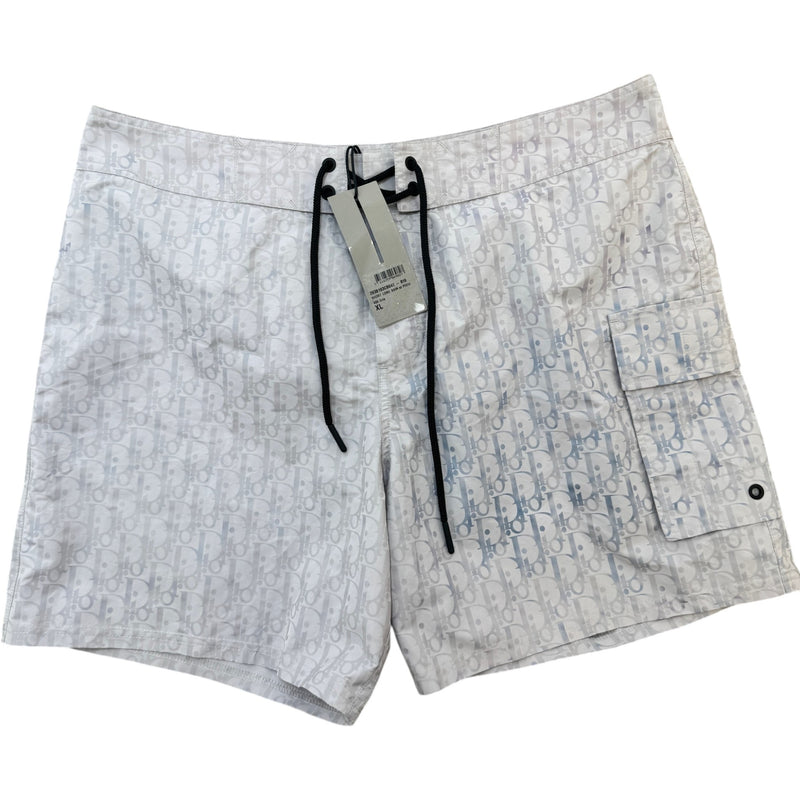 Men's Oblique Swim Shorts Grey Size XL / W36