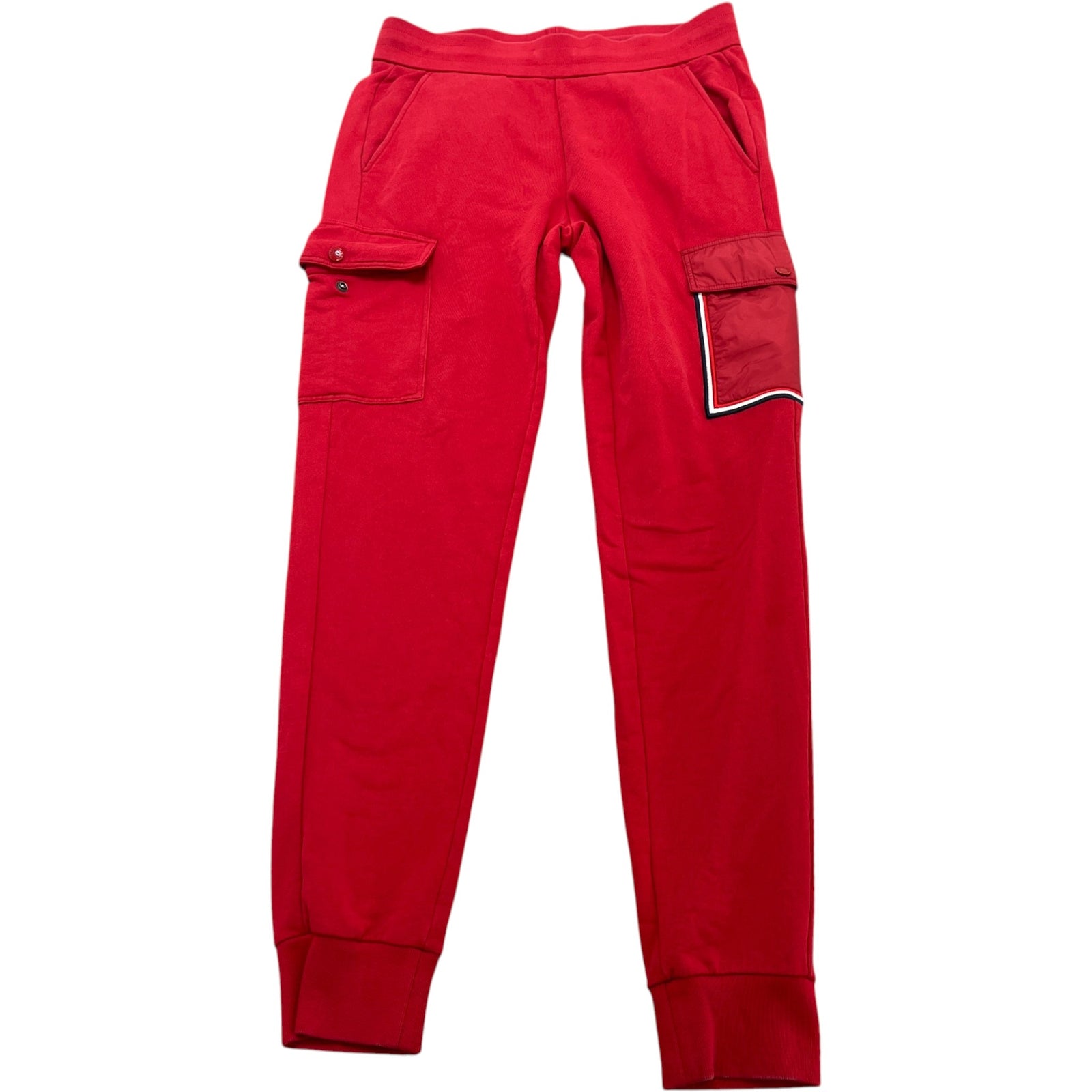 Men's Logo Patch Full Tracksuit Red Size M - Photo 7