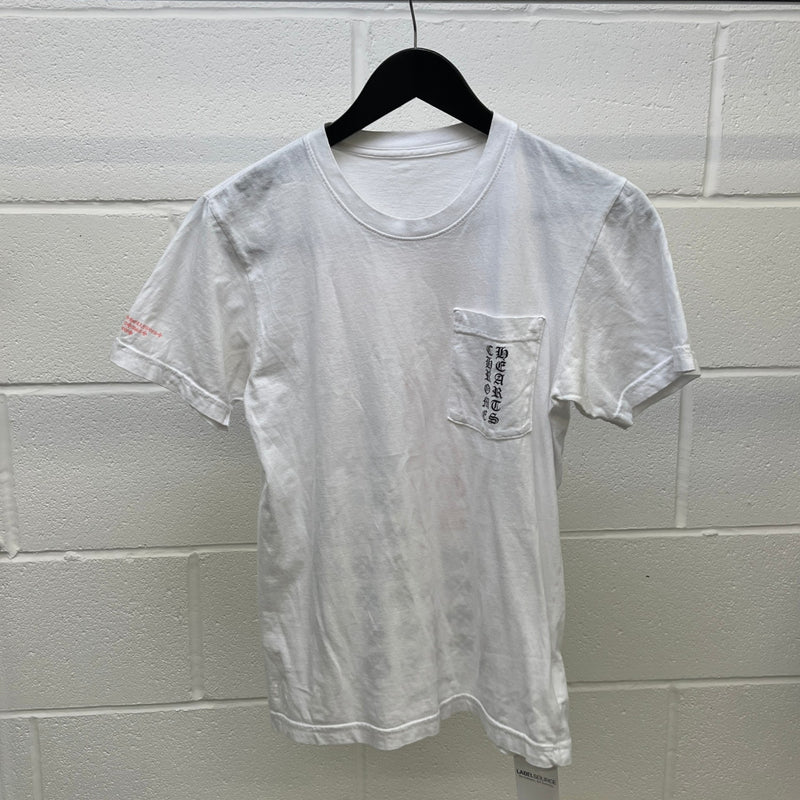Men's Made In Hollywood Print T-Shirt White Size S