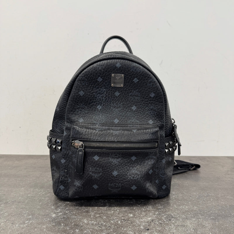 Men's Stark Studded Small Backpack Black