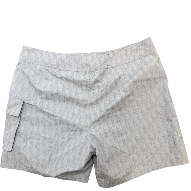 Men's Oblique Swim Shorts Grey Size XL / W36