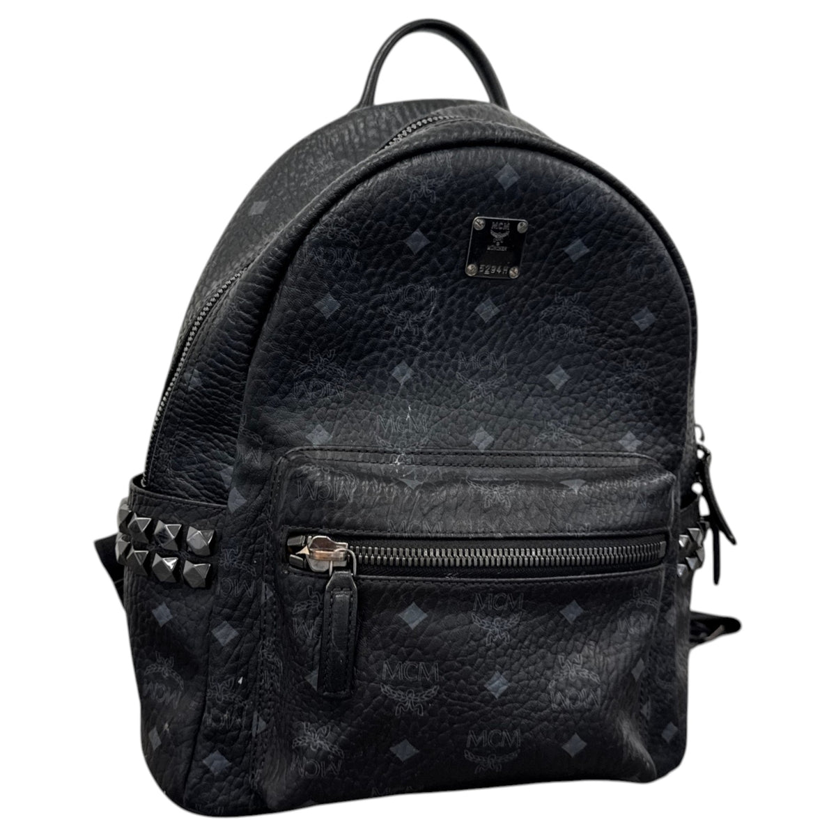 Men's Stark Studded Small Backpack Black - Photo 4