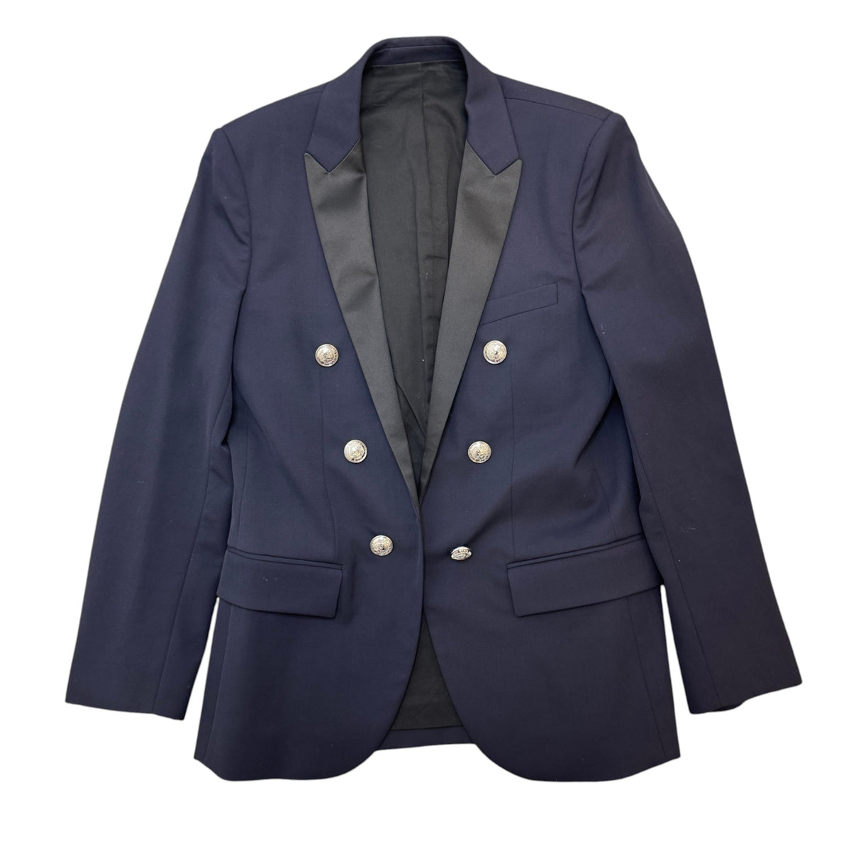 Men's Double Breasted Blazer Jacket Navy Size S - Photo 1