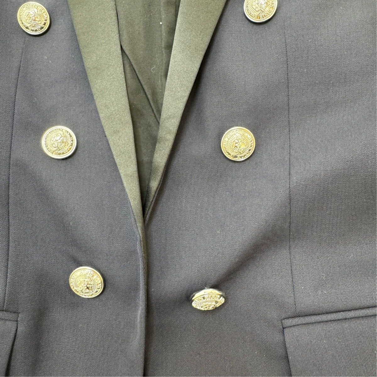 Men's Double Breasted Blazer Jacket Navy Size S - Photo 4