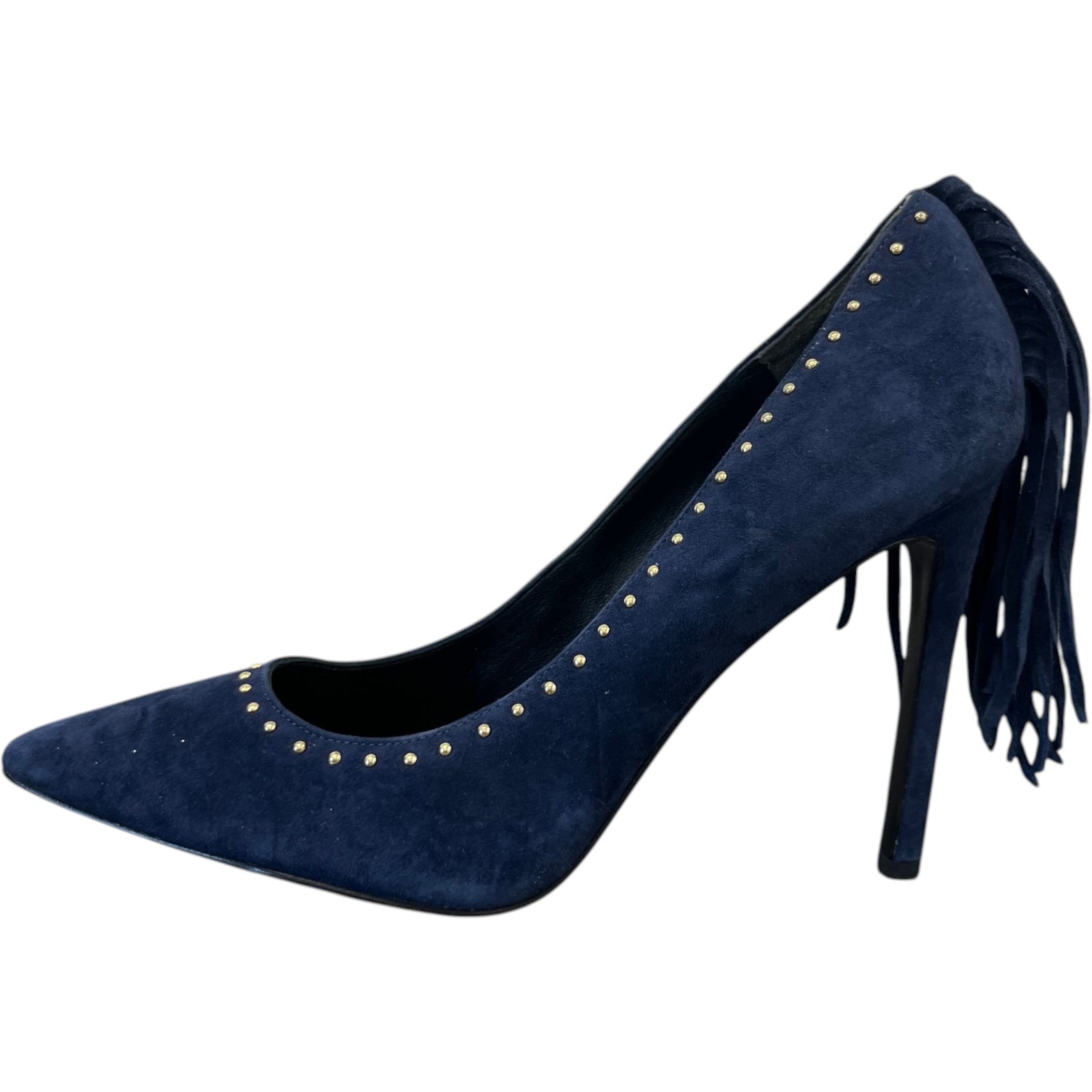 Women's Studded Tassel Heels Blue Size EU 39 / UK 6 - Photo 5