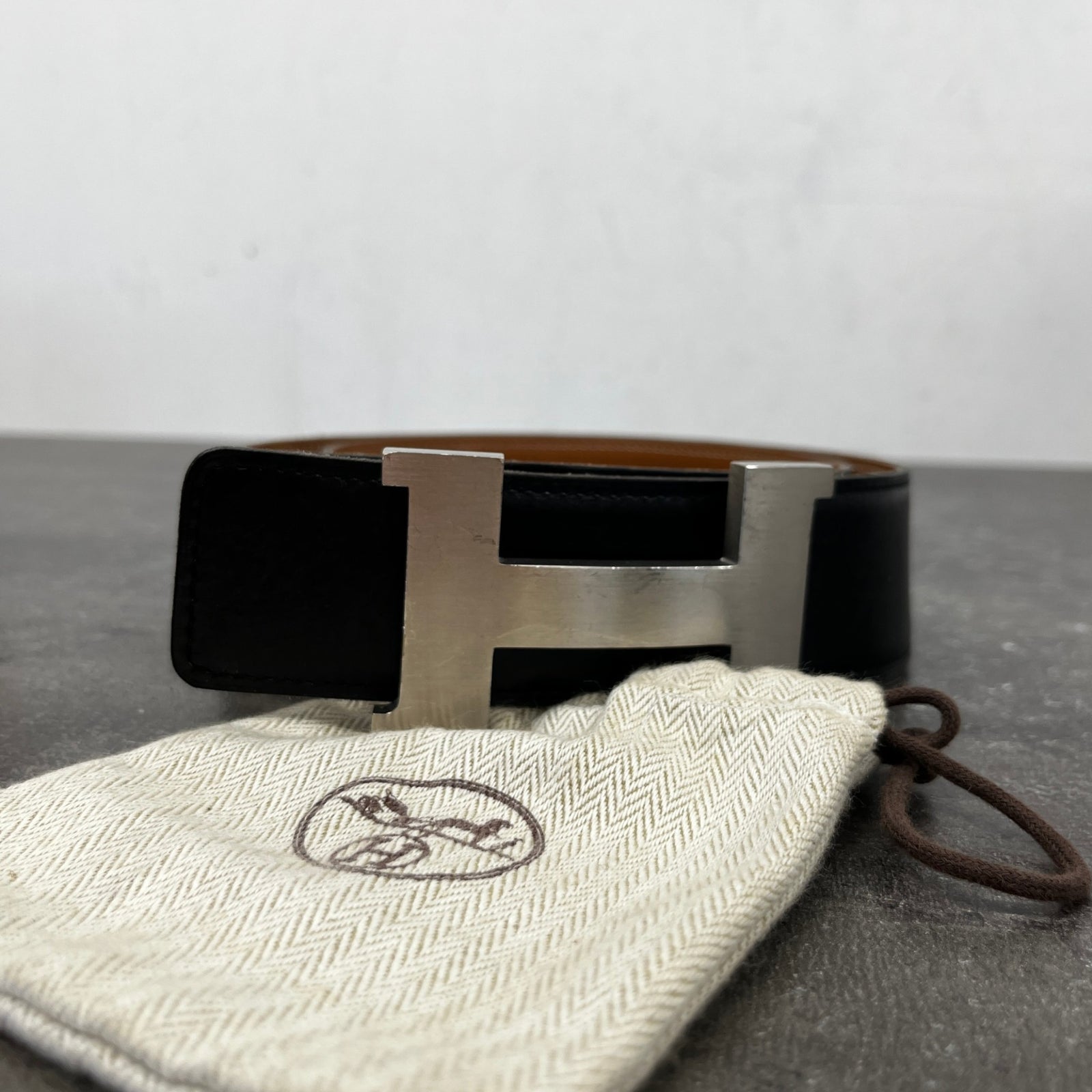 Women's Constance Reversible Belt Black Size 85CM / UK 10 - Photo 7