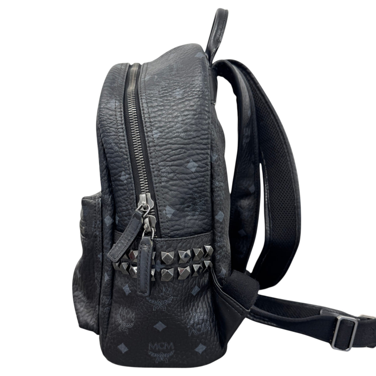 Men's Stark Studded Small Backpack Black - Photo 7