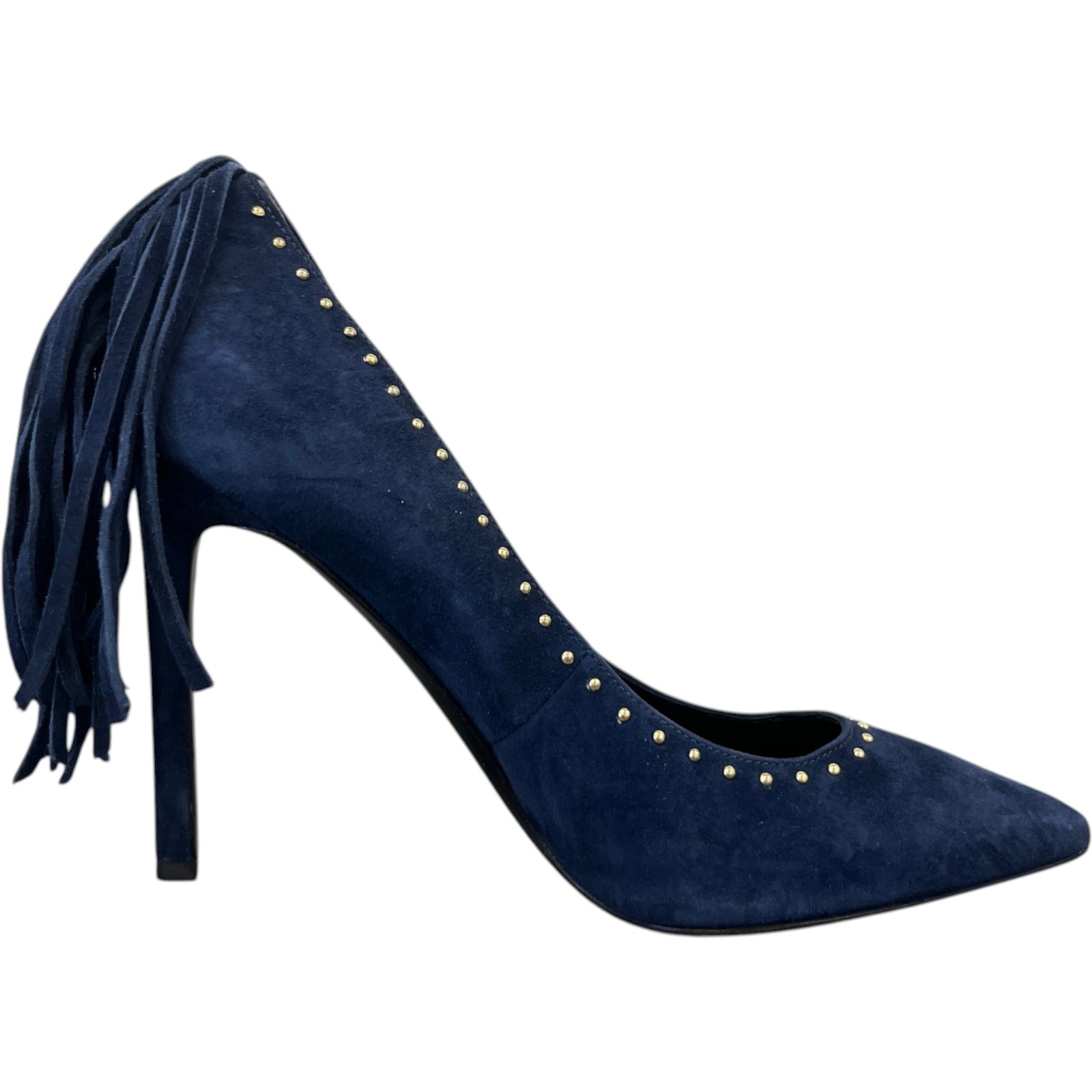 Women's Studded Tassel Heels Blue Size EU 39 / UK 6 - Photo 4