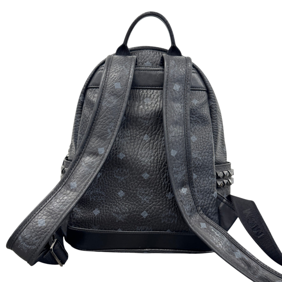 Men's Stark Studded Small Backpack Black - Photo 3