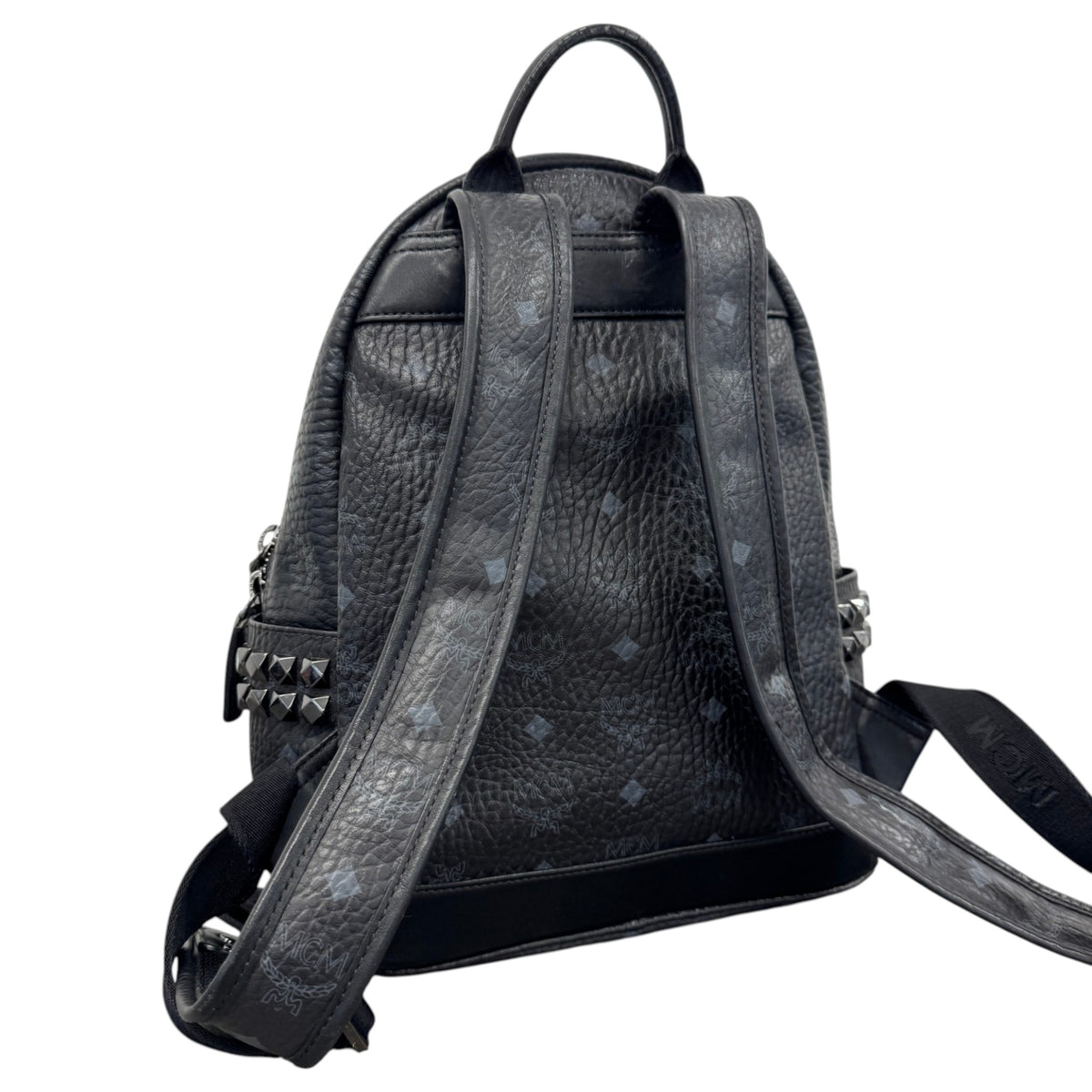 Men's Stark Studded Small Backpack Black - Photo 8