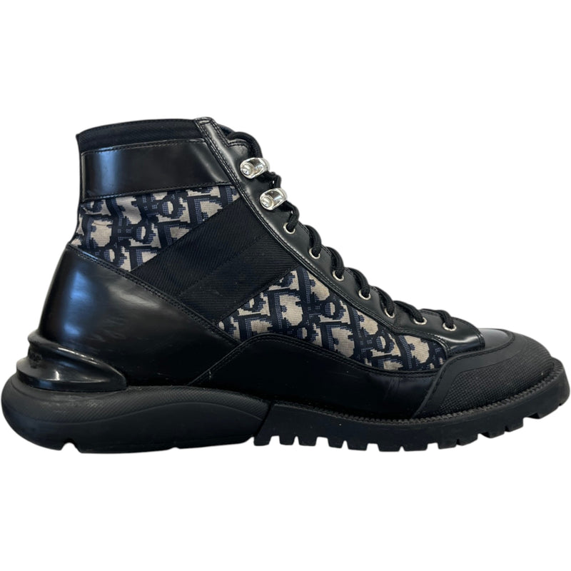 Men's Oblique Combat Boots Black Size EU 45 / UK 11