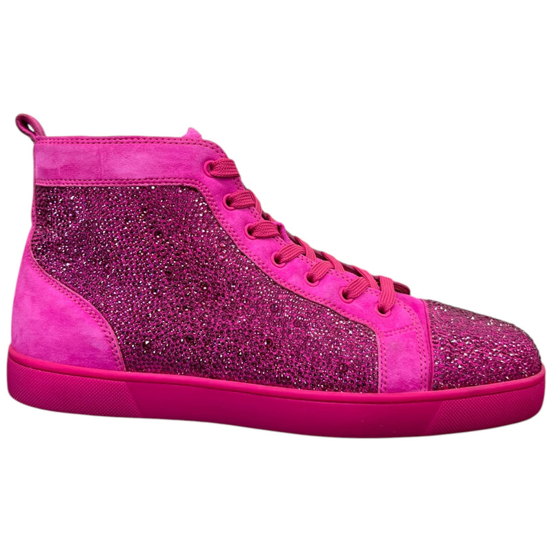 Men's Louis Strass High Trainers Pink Size UK 9.5 / EU 43.5