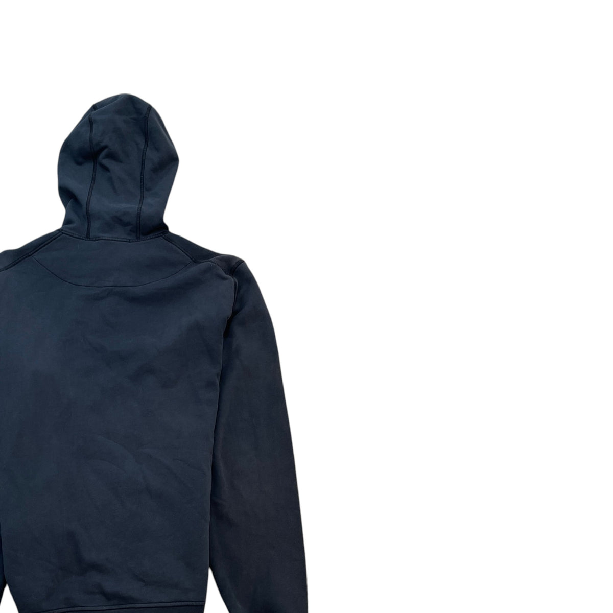 Men's Applique Logo Zip Hoodie Navy Size S - Photo 4